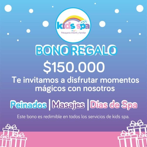 Bono-regalo-Kids-Spa-Peluqueria-en-el-csarmen-de-viboral-150mil-pesos